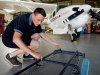 Phil Andrews designed a stretcher to fit inside the plane used in Timor-Leste.      MAF's aircraft overhaul and heavy maintenance base is at Mareeba, a small town and airfield 60 kilometres inland from Cairns in Far North Queensland.