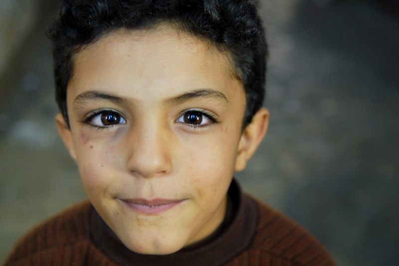 A Yemanese boy in the captial city of Sana'a.