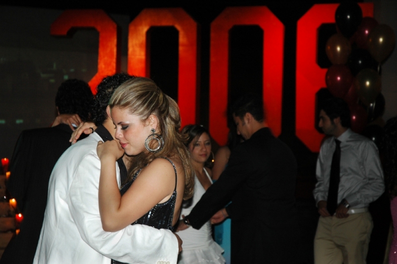 Students dance at the senior prom at Dhahran International School in Saudi Arabia.